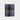 Blue & Ecru Large Check Silk & Cashmere Scarf