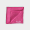 Fuchsia & White Small Spot Silk Pocket Square