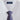 Navy & White Daisy Motif Printed Silk Tie