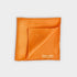 Orange & White Small Spot Silk Pocket Square