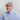 Red Basket Weave Cotton & Linen Flat Cap