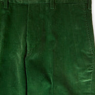 Bottle Green Cotton Corduroy Trousers