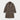 Brown Wool Herringbone Double Breasted Overcoat