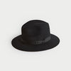 Black Pioneer Fedora Hat