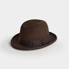 Dark Brown Soft Homburg