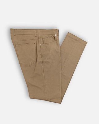 Beige 5 Pocket Cotton Jeans