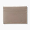 Beige Calf Leather Double Sided Card Holder