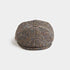 Black & Brown Donegal Tweed Wool Toni Cap