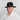 Black Pioneer Fedora Hat