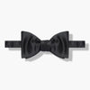 Black Satin Bow Tie