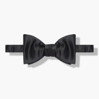 Black Satin Bow Tie