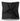 Black Silk Handkerchief with White Spot Border