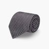Black & White Pin Spot Woven Silk Ties