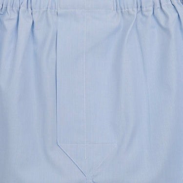 Blue Pinstripe Cotton Boxer Shorts