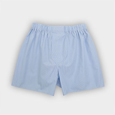 Blue Pinstripe Cotton Boxer Shorts