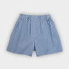 Blue & White Stripe Cotton Boxer Shorts