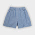 Blue & White Stripe Cotton Boxer Shorts