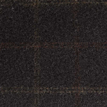 Brown Checked Loden Harlem Cap