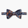 Brown Paisley Silk Bow Tie