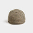 Brown POW Check Donegal Tweed Wool Toni Cap