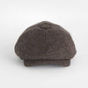 Brown Twill 100% Wool Made In England Gatsby Cap