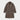 Brown Wool Herringbone Double Breasted Overcoat