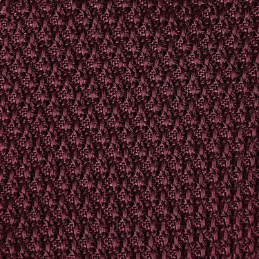 Burgundy Grenadine Silk Tie