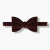 Burgundy Velvet Bow Tie