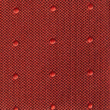Burnt Orange Self - Spot Wool & Silk Blend Tie