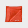 Burnt Orange & White Small Spot Silk Pocket Square