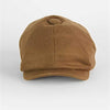 Camel Loden Wool Made In England Gatsby Cap