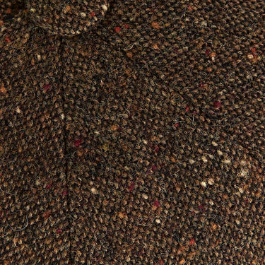 Camel Pick & Pick Donegal Tweed Wool Gatsby Cap