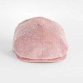 Chili Red Herringbone Linen Toni Cap