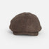 Chocolate Brown Herringbone Wool Gatsby Cap