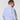 Classic Fit Blue Hairline Stripe Cotton Poplin Shirt with Cut - away Collar & Two Button Cuff