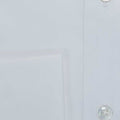 Classic Fit, Classic Collar, Double Cuff Shirt in Plain White Twill