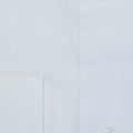 Classic Fit, Cut-away Collar, Double Cuff Shirt in a Multi Satin Stripe White-On-White Cotton