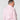 Classic Fit Light Pink Gingham Check Cotton Shirt with Classic Collar & Two Button Cuff