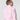 Classic Fit Pink Fine Bengal Stripe Cotton Poplin Shirt with Cut - away Collar & Double Cuff