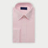 Classic Fit Pink Pinstripe Cotton Shirt with Classic Collar & Double Cuff