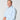 Classic Fit Plain Ice Blue Cotton Poplin Shirt with Cut - Away Collar & Double Cuff