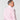 Classic Fit Plain Pink End - on - End Cotton Shirt with Classic Collar & Double Cuff