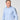 Classic Fit Plain Sky Blue Cotton Poplin Shirt with Cut - away Collar & Double Cuff