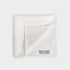 Classic White Silk Pocket Square