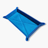 Cobalt Leather & Light Blue Suede Large Travel Tray