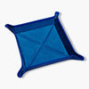 Cobalt Leather & Light Blue Suede Small Travel Tray