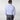 Contemporary Fit Blue End - on - End Cotton Shirt with Cut - away Collar & Two Button Cuff