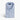 Contemporary Fit Blue & White Check Cotton Shirt with Cut - away Collar & Two Button Cuff