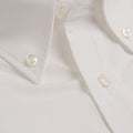 Contemporary Fit, Button Down Collar, 2 Button Cuff Shirt In Plain White