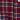 Contemporary Fit, Cut-away Collar, 2 Button Cuff Shirt in a Red, Navy, Yellow & White Check Brushed Cotton